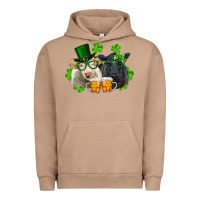 Pigment Burro st. patrick's day charolais and black angus cows Urban Hoodie - RanaPortraitStore