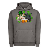 Pigment Tornado st. patrick's day charolais and black angus cows Urban Hoodie - RanaPortraitStore