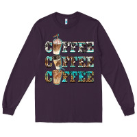 Plum western coffees Long Sleeve Tee - BarkalooDesign