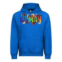 Cobalt human Urban Hoodie - Zillion Design Studio