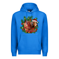 True Royal merry Christmas brahman bull Premium Hoodie - RanaPortraitStore