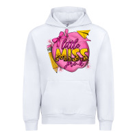 White little miss pre k Urban Hoodie - texasbilliewilder
