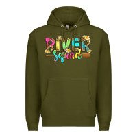 Army Green river squad with leopard Premium Hoodie - texasbilliewilder