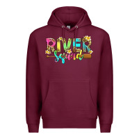 Burgundy river squad with leopard Premium Hoodie - texasbilliewilder