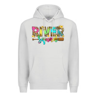 Dove Grey river squad with leopard Premium Hoodie - texasbilliewilder
