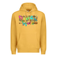 Mustard river squad with leopard Premium Hoodie - texasbilliewilder