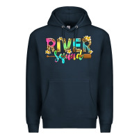 Navy river squad with leopard Premium Hoodie - texasbilliewilder