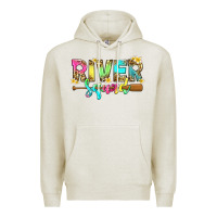 Oatmeal Heather river squad with leopard Premium Hoodie - texasbilliewilder