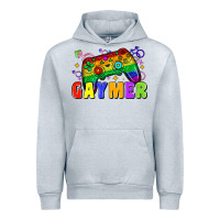 Heather Grey Gaymer Urban Hoodie - Zillion Design Studio