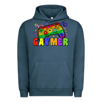 Pigment Midnight Navy Gaymer Urban Hoodie - Zillion Design Studio