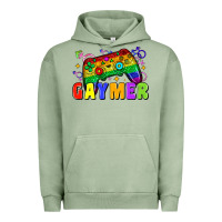 Pigment Oil Green Gaymer Urban Hoodie - Zillion Design Studio