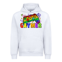 White Gaymer Urban Hoodie - Zillion Design Studio