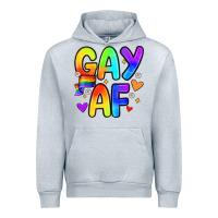 Heather Grey gay af Urban Hoodie - Zillion Design Studio