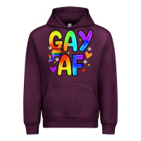 Mauve Wine gay af Urban Hoodie - Zillion Design Studio