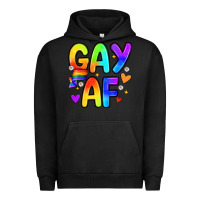 Pigment Black gay af Urban Hoodie - Zillion Design Studio