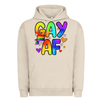 Pigment French Oak gay af Urban Hoodie - Zillion Design Studio