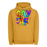 Pigment Peanut Butter gay af Urban Hoodie - Zillion Design Studio