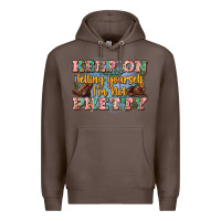 Coffee keep on telling yourself i'm not pretty Premium Hoodie - Zillion Design Studio