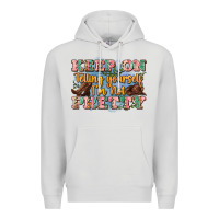 Dove Grey keep on telling yourself i'm not pretty Premium Hoodie - Zillion Design Studio