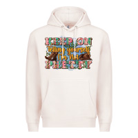 Pale Pink keep on telling yourself i'm not pretty Premium Hoodie - Zillion Design Studio