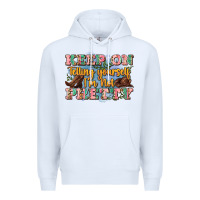 White keep on telling yourself i'm not pretty Premium Hoodie - Zillion Design Studio