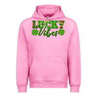 Fuchsia Pink lucky vibes Urban Hoodie - RanaPortraitStore
