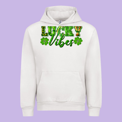 Lucky Vibes Urban Hoodie Designed By Ranaportraitstore