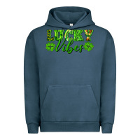 Pigment Midnight Navy lucky vibes Urban Hoodie - RanaPortraitStore