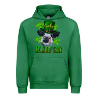 Emerald lucky heifer Urban Hoodie - RanaPortraitStore