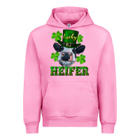 Fuchsia Pink lucky heifer Urban Hoodie - RanaPortraitStore