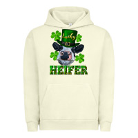 Pigment Pistachio lucky heifer Urban Hoodie - RanaPortraitStore