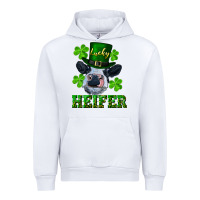 White lucky heifer Urban Hoodie - RanaPortraitStore