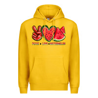 Lemon peace love watermelon Premium Hoodie - texasbilliewilder