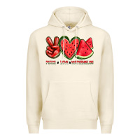 Tofu peace love watermelon Premium Hoodie - texasbilliewilder