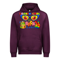 Mauve Wine looking cool for back to school Urban Hoodie - texasbilliewilder