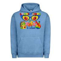 Pigment Pebble Blue looking cool for back to school Urban Hoodie - texasbilliewilder