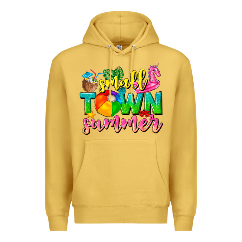 Small Town Summer Tbw Premium Hoodie by texasbilliewilder | Teevron