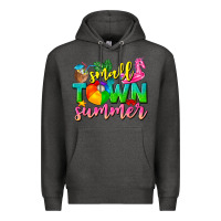 Charcoal Heather small town summer tbw Premium Hoodie - texasbilliewilder