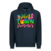 Navy small town summer tbw Premium Hoodie - texasbilliewilder