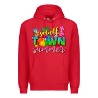 Red small town summer tbw Premium Hoodie - texasbilliewilder