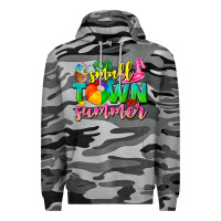 Slate Camo small town summer tbw Premium Hoodie - texasbilliewilder