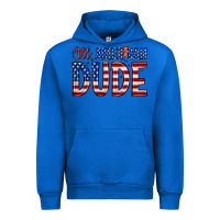 Cobalt all american dude Urban Hoodie - Zillion Design Studio