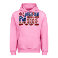 Fuchsia Pink all american dude Urban Hoodie - Zillion Design Studio