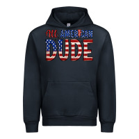 Navy all american dude Urban Hoodie - Zillion Design Studio