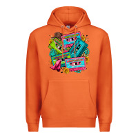 Carrot 90's country cassette tapes Premium Hoodie - Zillion Design Studio