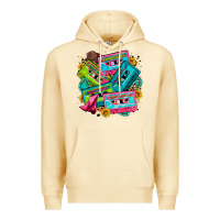 Pina Colada 90's country cassette tapes Premium Hoodie - Zillion Design Studio