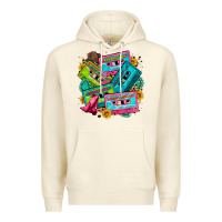 Sandshell 90's country cassette tapes Premium Hoodie - Zillion Design Studio