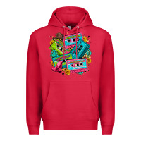 Cardinal 90's country cassette tapes Premium Hoodie - Zillion Design Studio