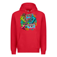 Red 90's country cassette tapes Premium Hoodie - Zillion Design Studio