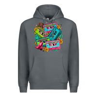 Rock 90's country cassette tapes Premium Hoodie - Zillion Design Studio